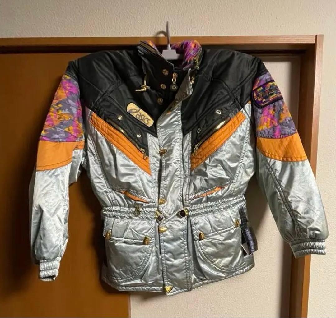 超希少 TEAM ASICS スキー スノーボードウェア 中綿