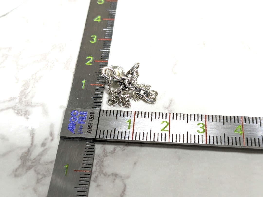 ジャスティンデイビス　シルバー925　クロス　チェーン　ピアス　K18　金