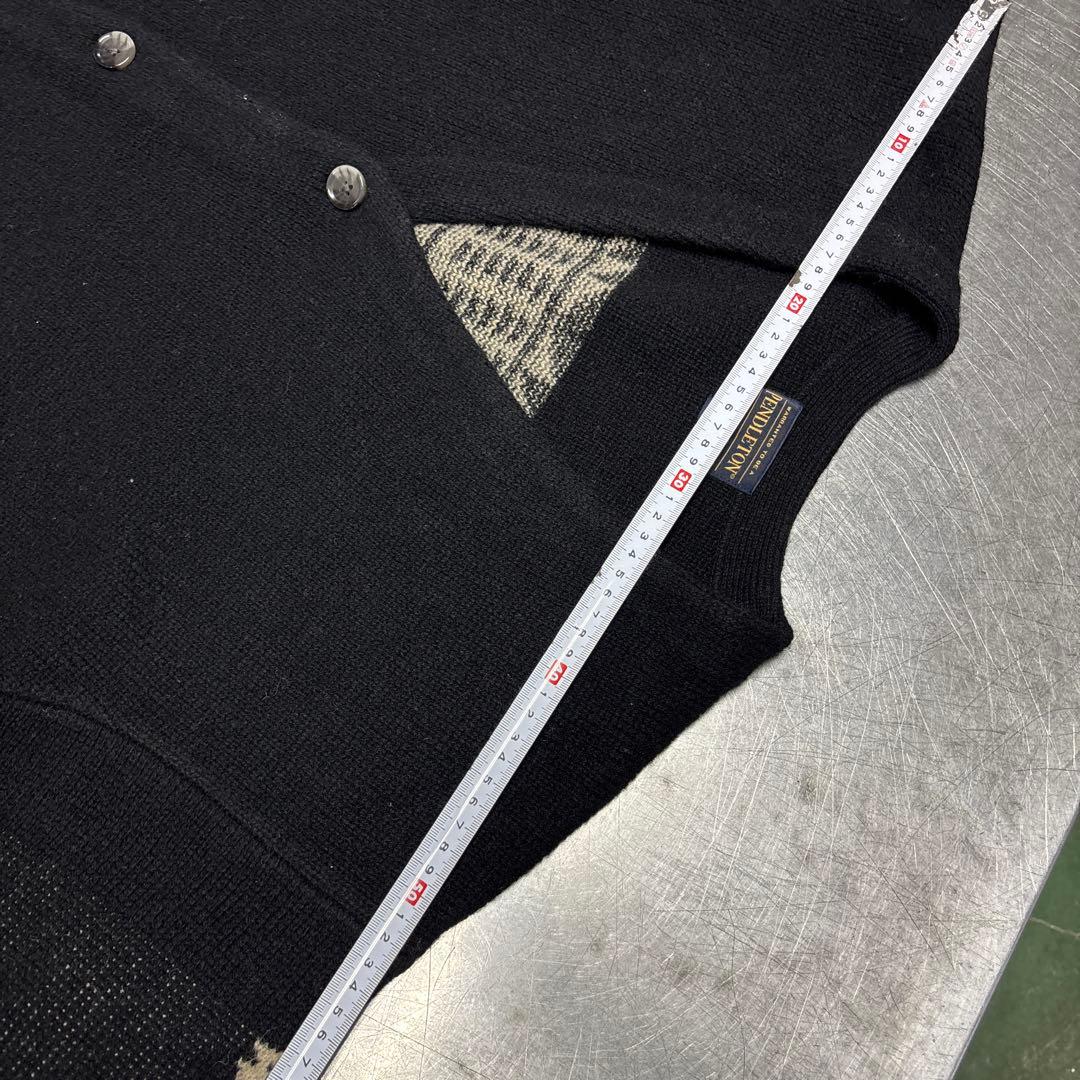 最終値下げ‼️廃盤柄‼️新品同様 ペンドルトン 黒カーディガン‼️