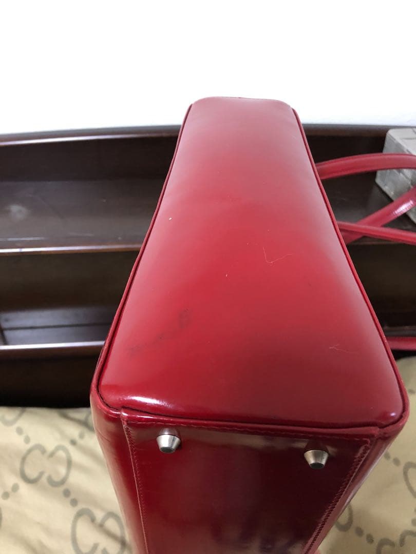 早い勝ち正規品Christian Dior カナージュ 赤ラージ