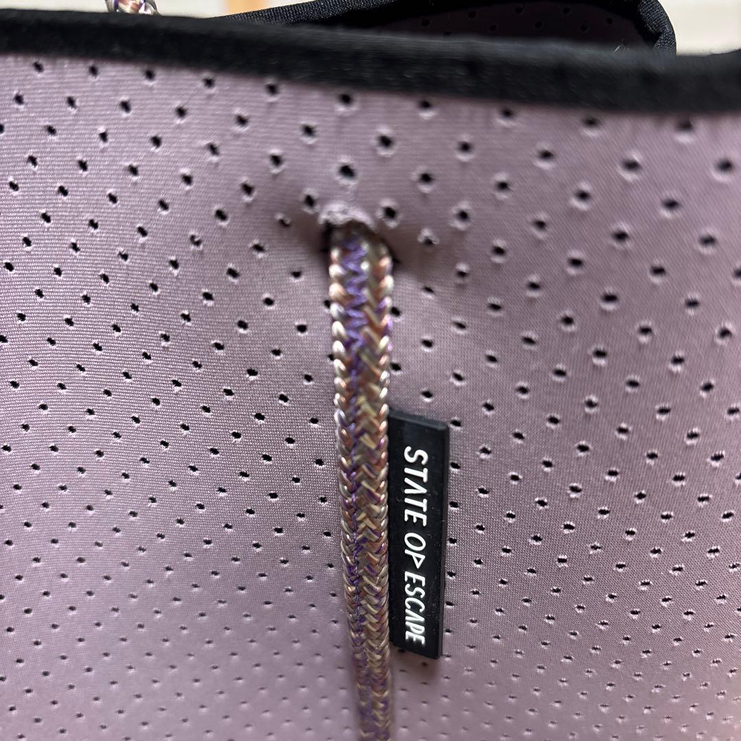 STATE OF ESCAPE ステートオブエスケープ　パープル トートバッグ