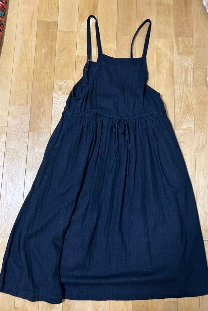 群言堂・根々　ガーゼデニムジャンバースカート