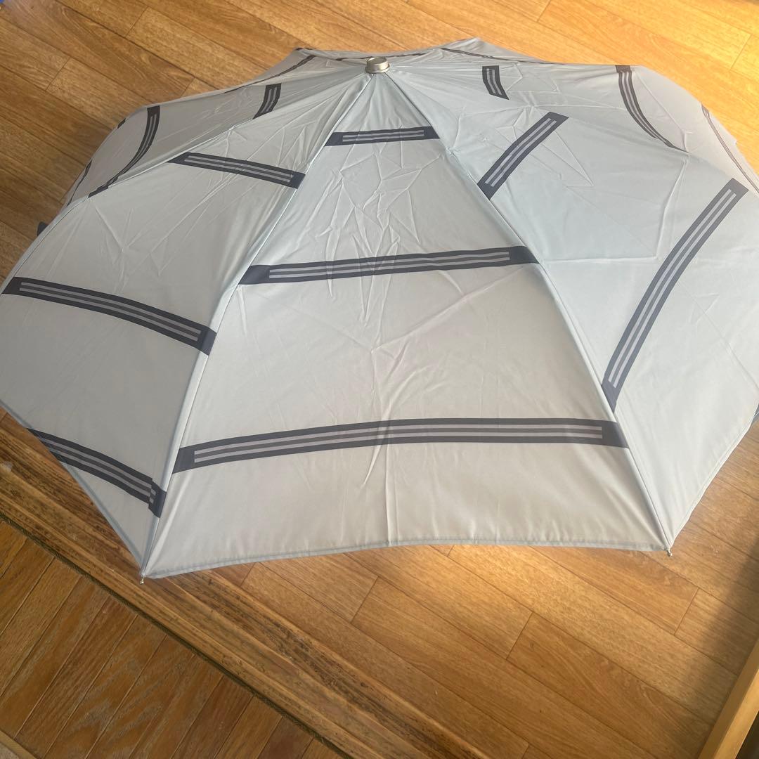 LOUIS VUITTON グレー ストライプ傘
