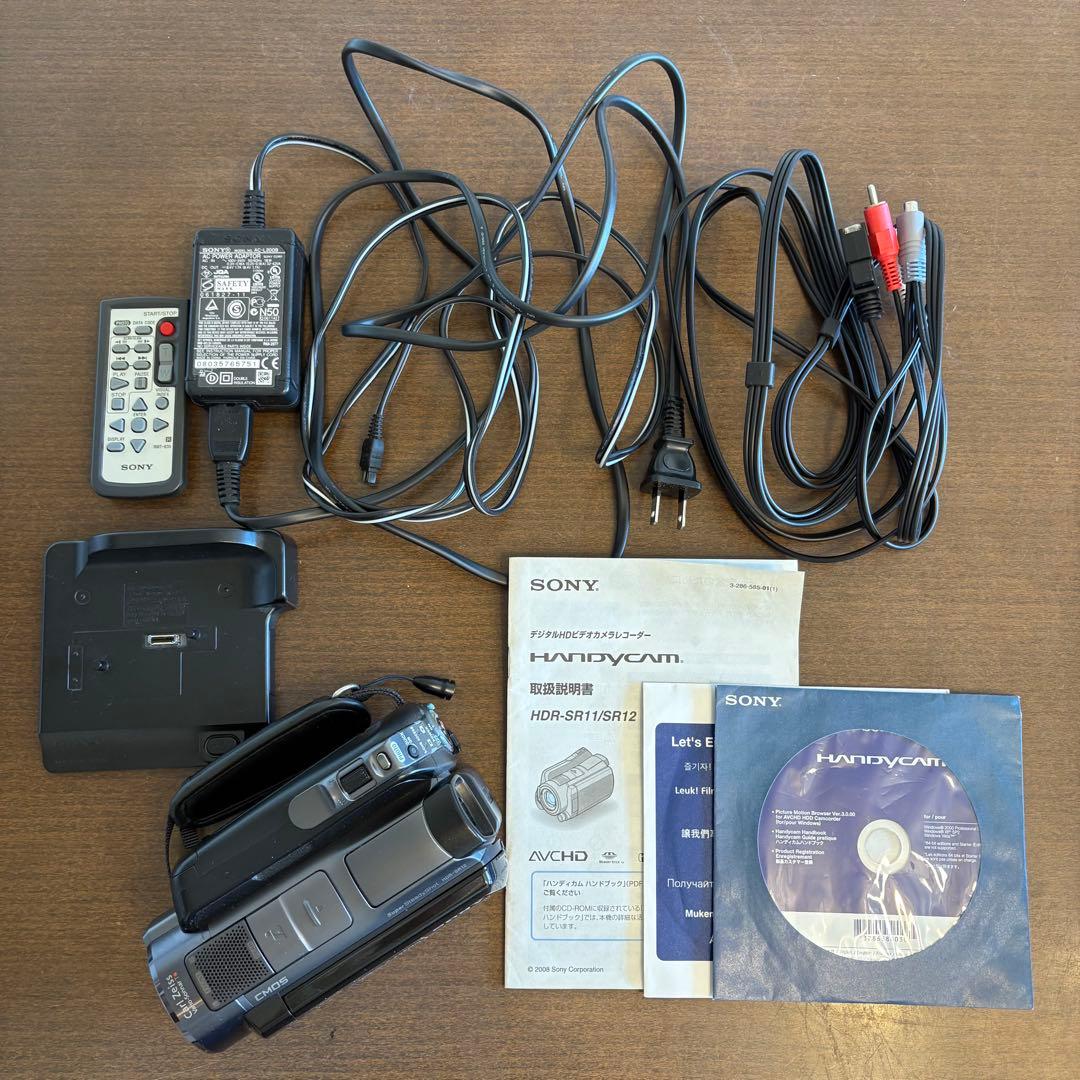 SONY デジタルハイビジョンビデオカメラ Handycam HDR-SR12