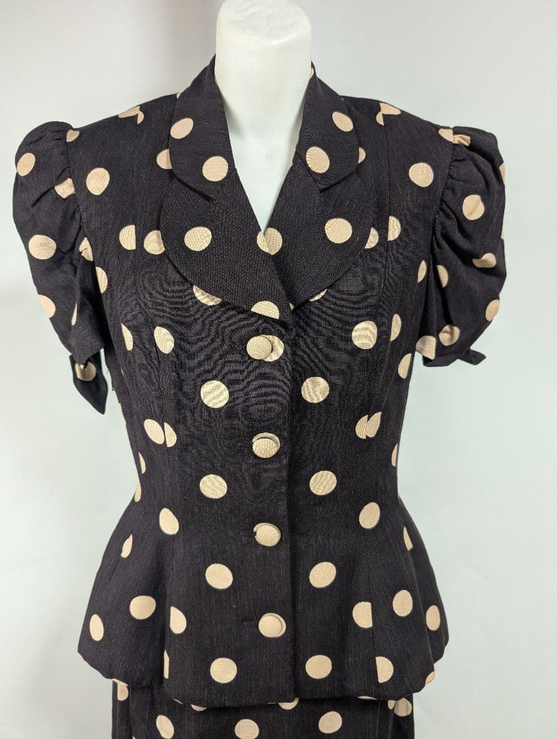 John Galliano ジョン・ガリアーノ とても可愛いドット柄スーツ