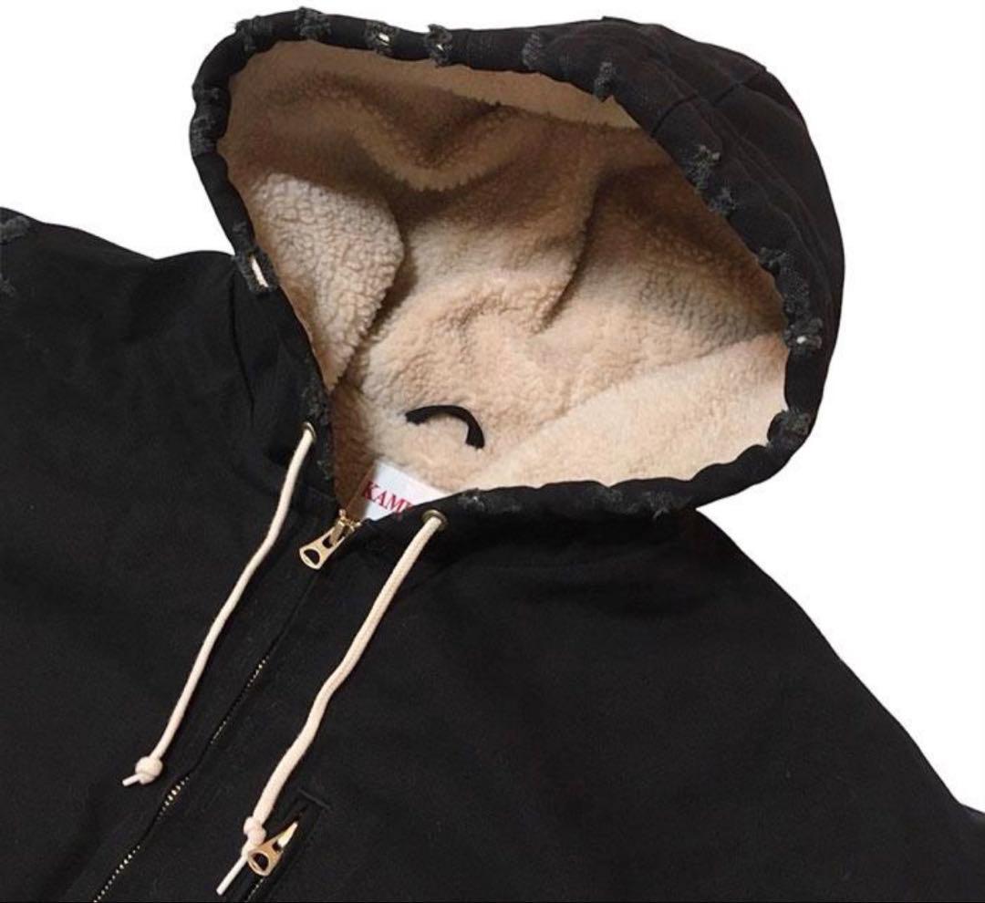 KAMIYA BORO Duck Blouson サイズS ブラック