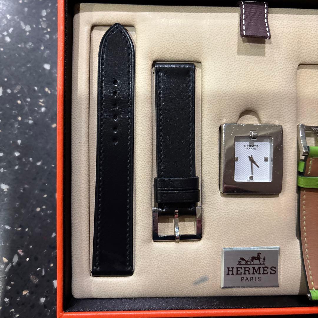 HERMES クォーツ腕時計 ストラップ付き