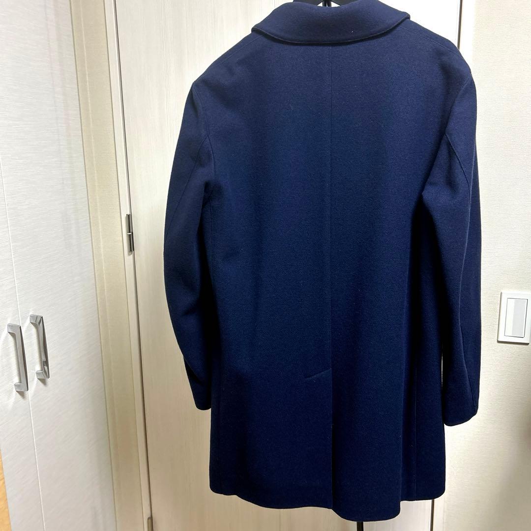 マッキントッシュ　ステンカラーコート　38 ネイビー　ウール
