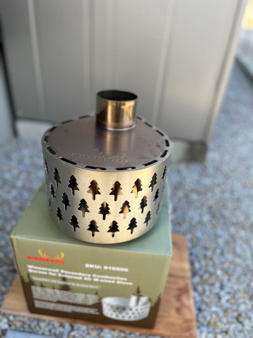 【美品】テンマクデザイン　ウィンナーウェル　76mm Mサイズ　2次燃焼器