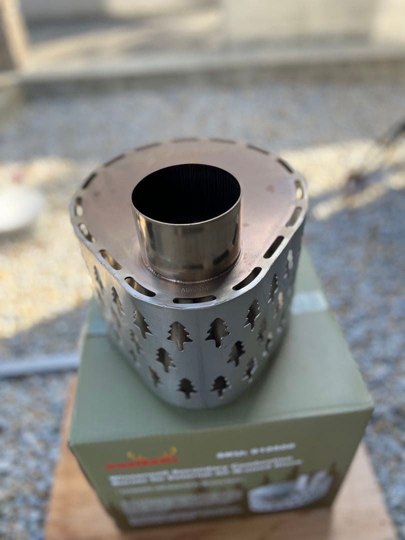 【美品】テンマクデザイン　ウィンナーウェル　76mm Mサイズ　2次燃焼器