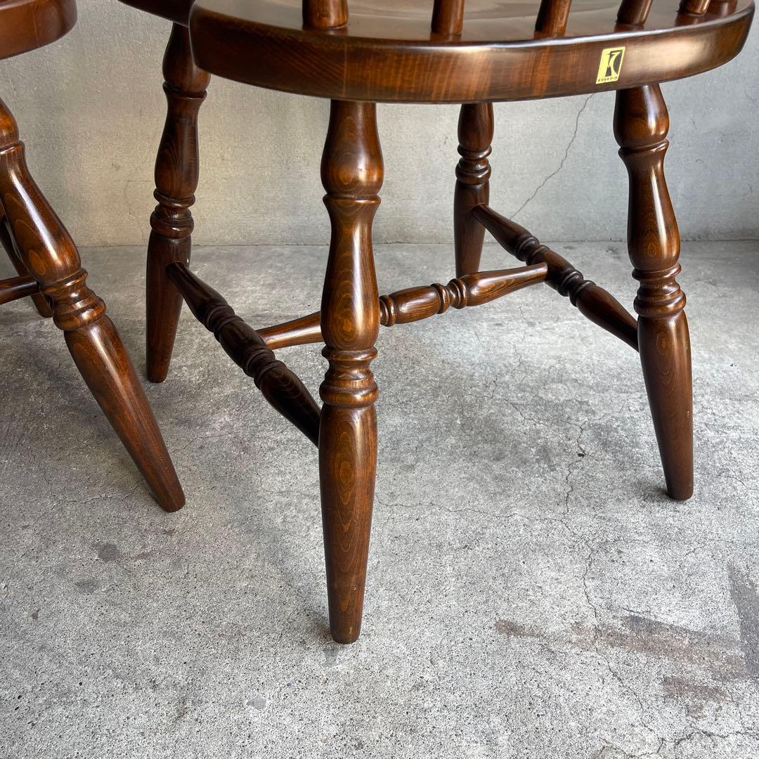 飛騨家具　キツツキ　ウィンザーチェア