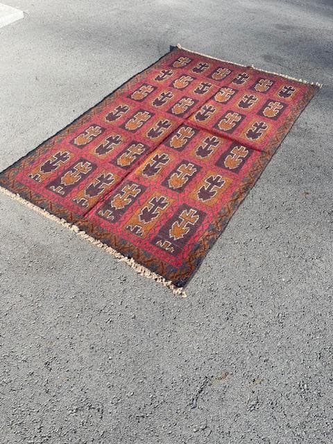 ペルシャ バルチスタン ハンドメイド アンティーク ラグ 190 x 115cm