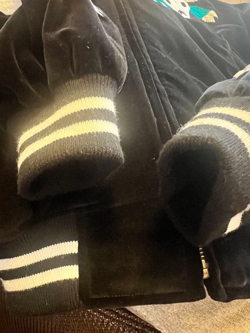 M*o様 値下　限定品希少　スカジャン 黒　別珍　刺繍　老舗プリンス社55周年