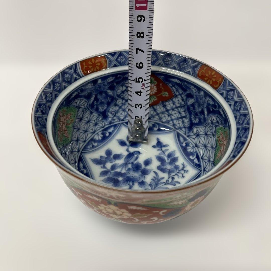 前畑陶器　庫山窯　染錦牡丹 蓋付き丼ぶり　蓋付き碗 5客セット 蓋付き煮物椀