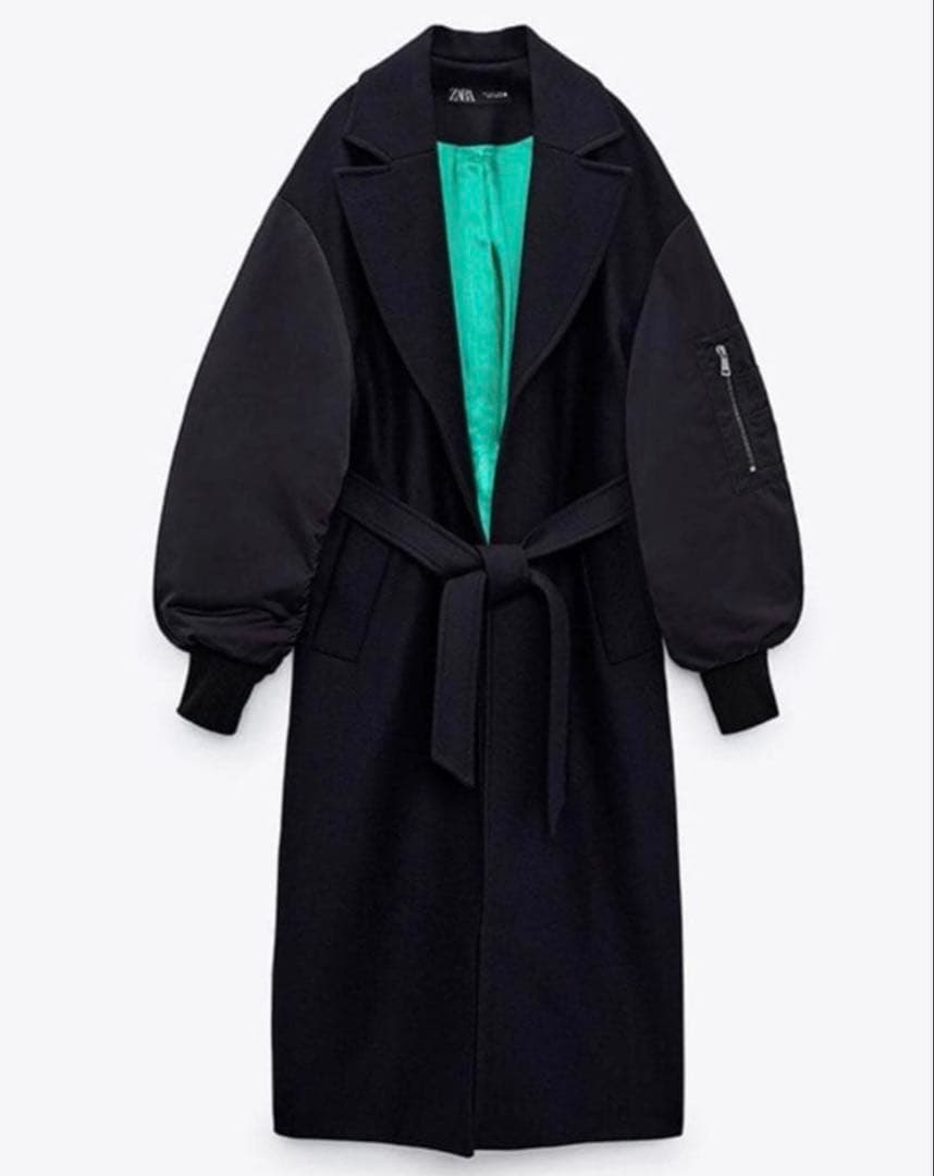 完売品 ZARA ザラ 【マッチングボンバーコート】 MA1 美品