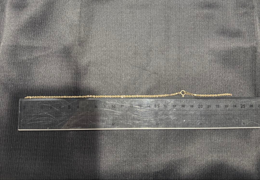 18K ロープチェーン アンクレット