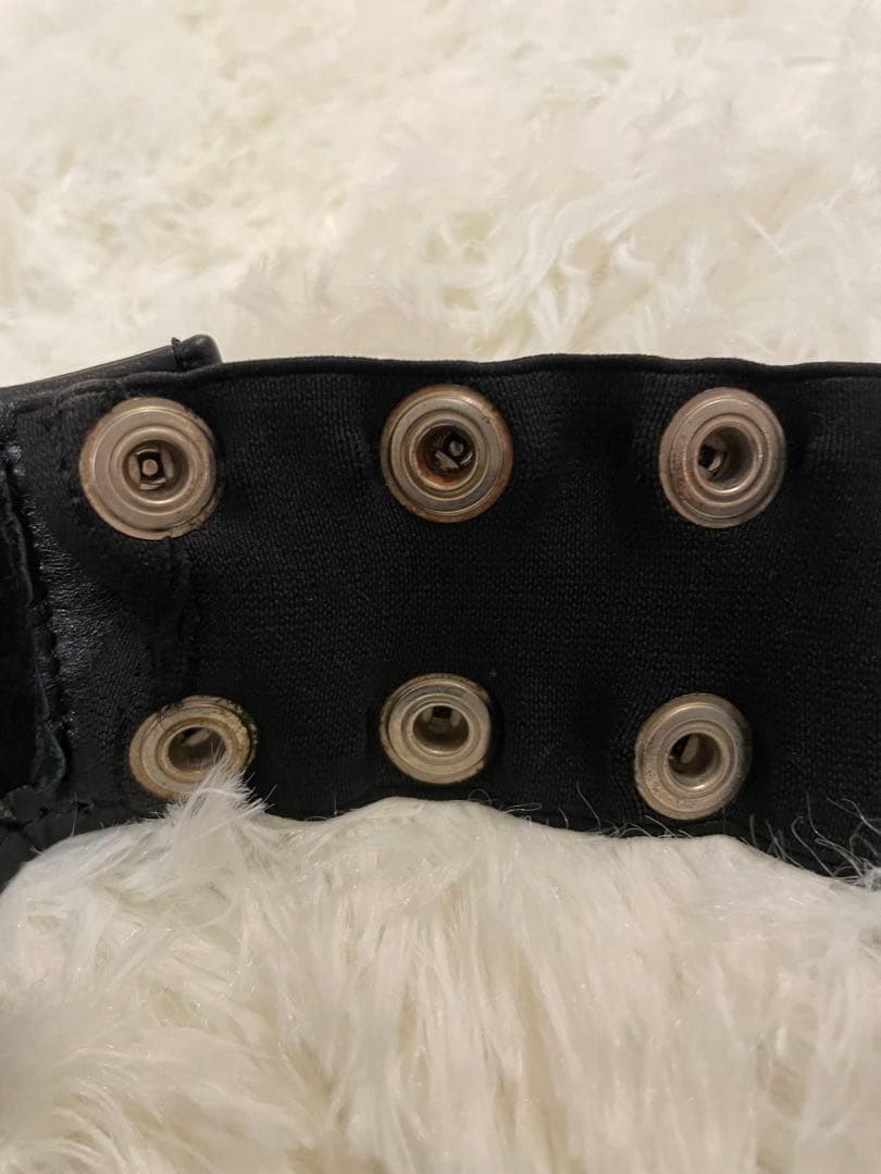 SM 黒 レザー ガーターベルト　レザー　フェチ