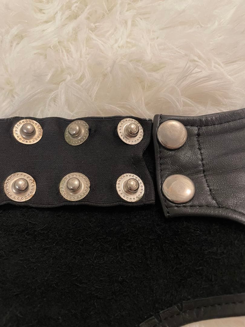 SM 黒 レザー ガーターベルト　レザー　フェチ