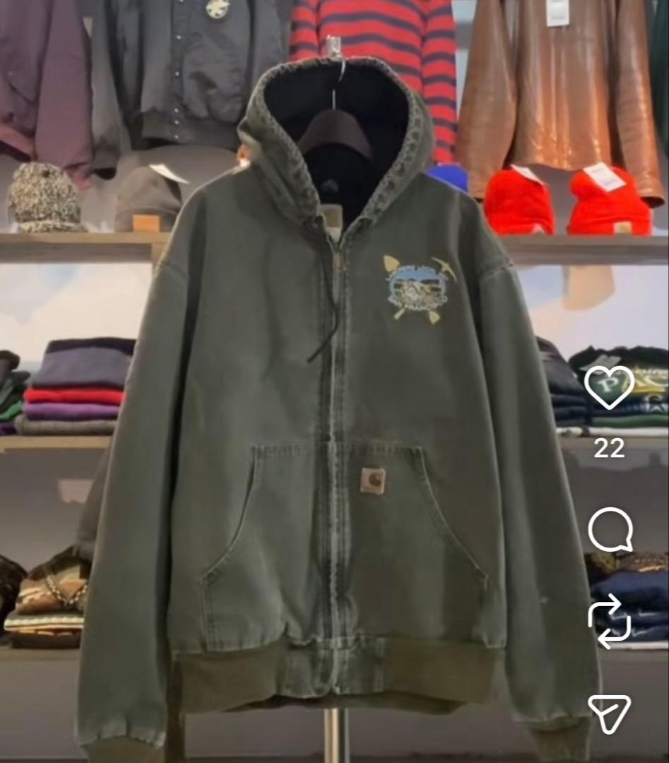 M*k様 カーハート アクティブジャケット/J25 MOS/モスグリーン/2XL