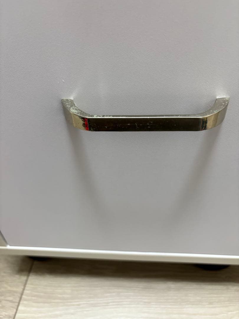 【もかちゃんのママ専用】ネイルテーブル　ホワイト キャスター付きデスク