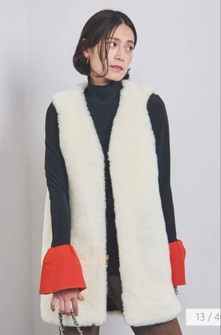 美品◆ザリラクス◆ボアライナー ボアベスト ボアジレ