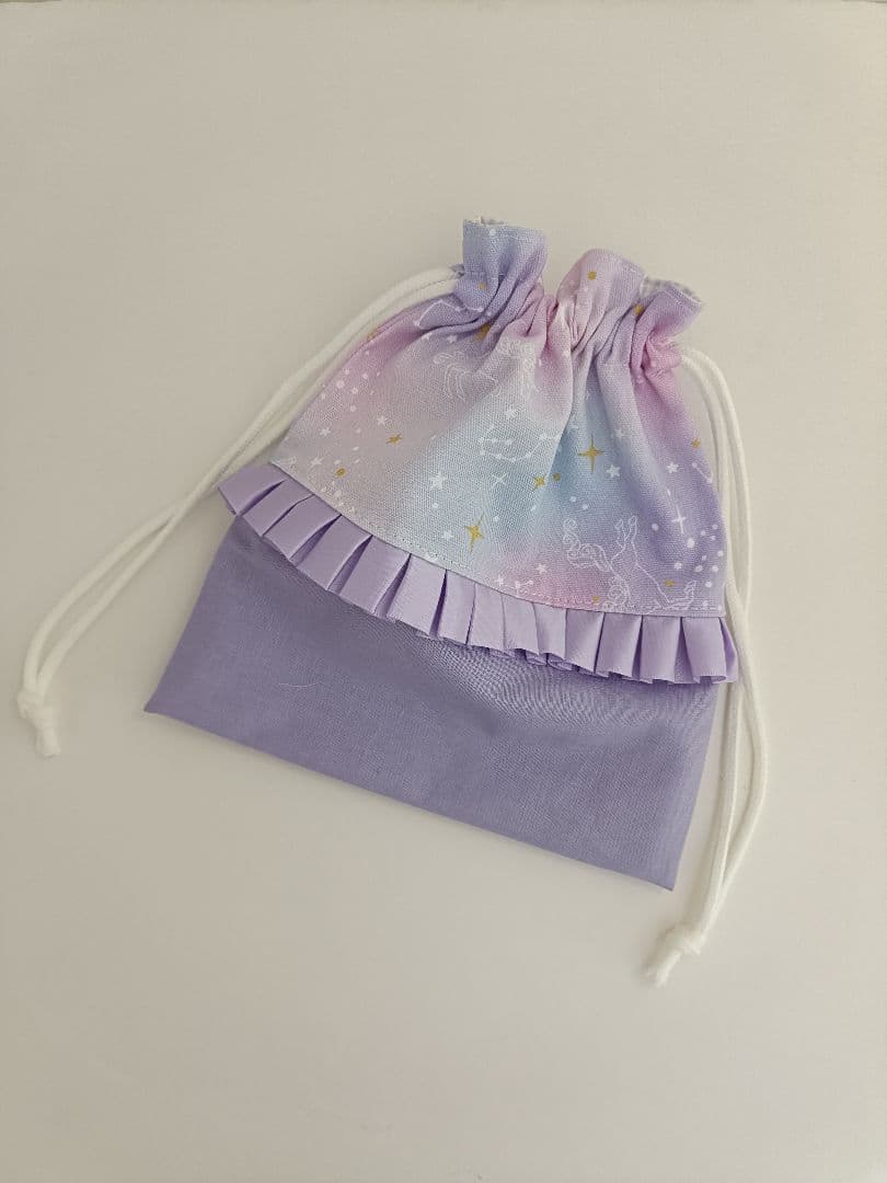 入園入学6点セット リバティチャイブ使用 フリル リボン ハンドメイド おまけ付