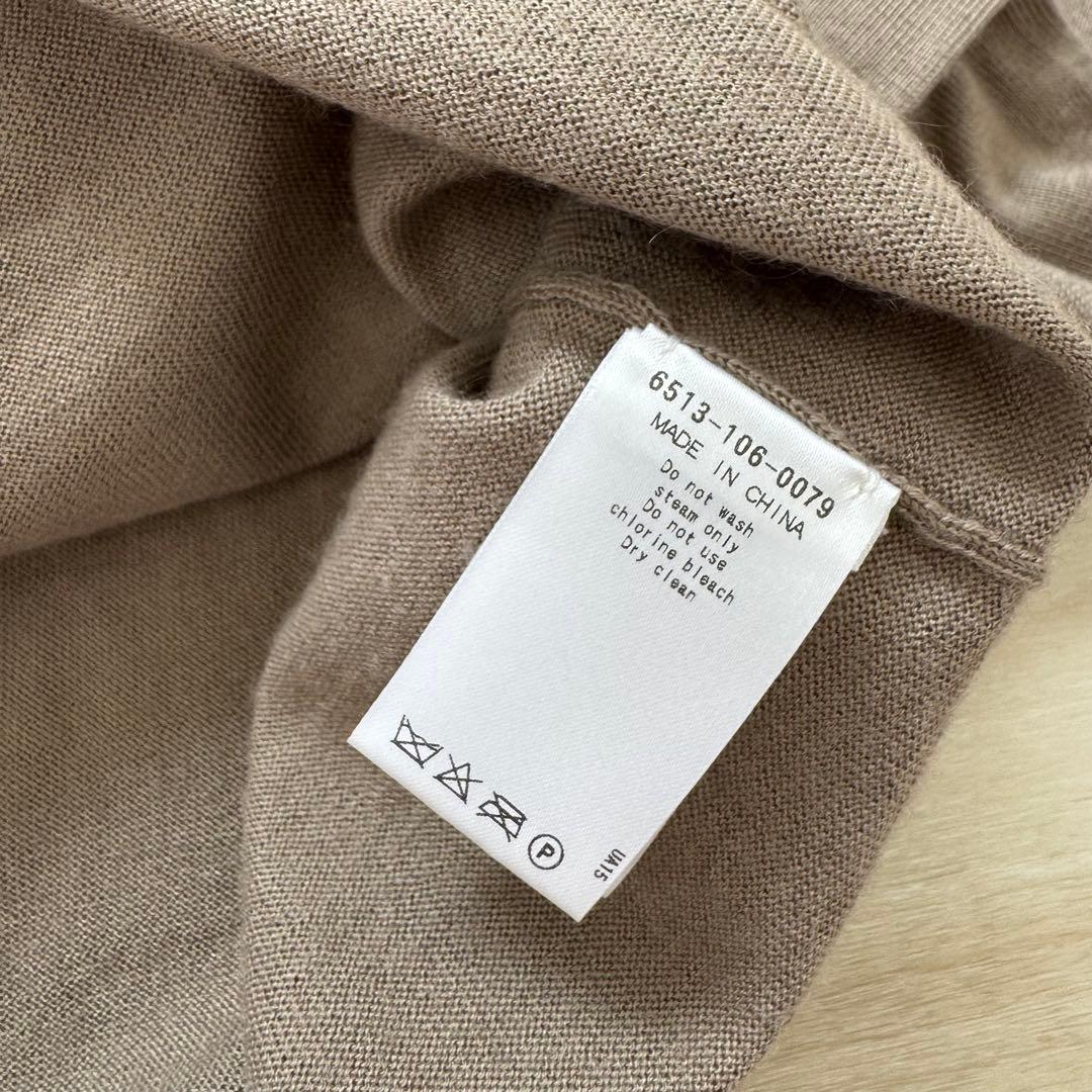 【美品✨】DRAWER カシミヤシルク タートルネック 薄手ニット サイズ2