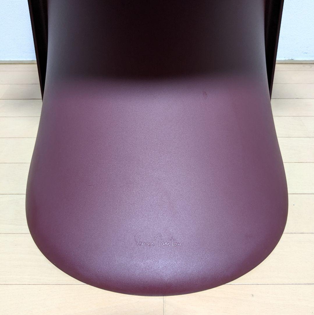 美品 Vitra パントンチェア ポリプロピレン ボルドー 1