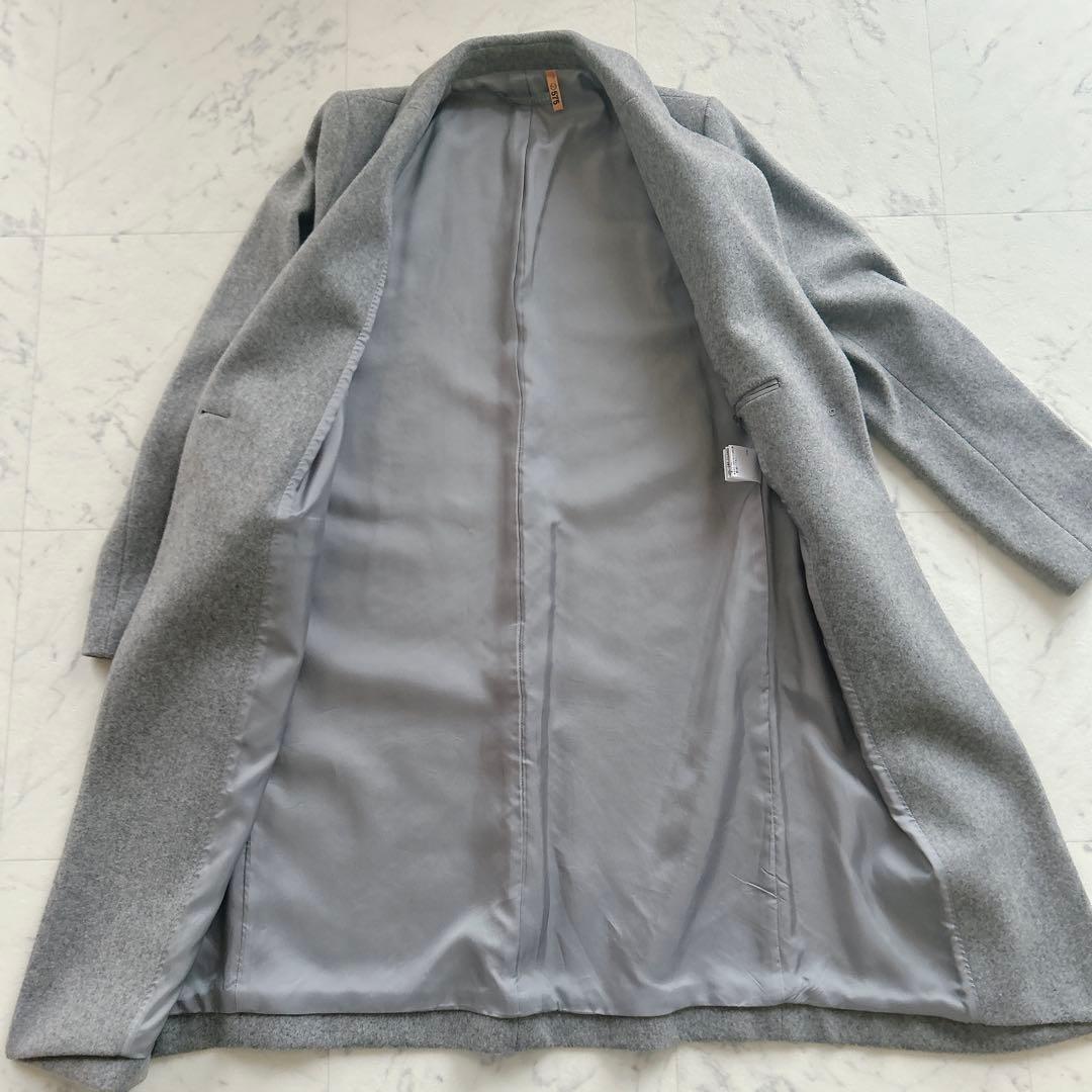 美品　theory luxe セオリーリュクス ウールコート グレー