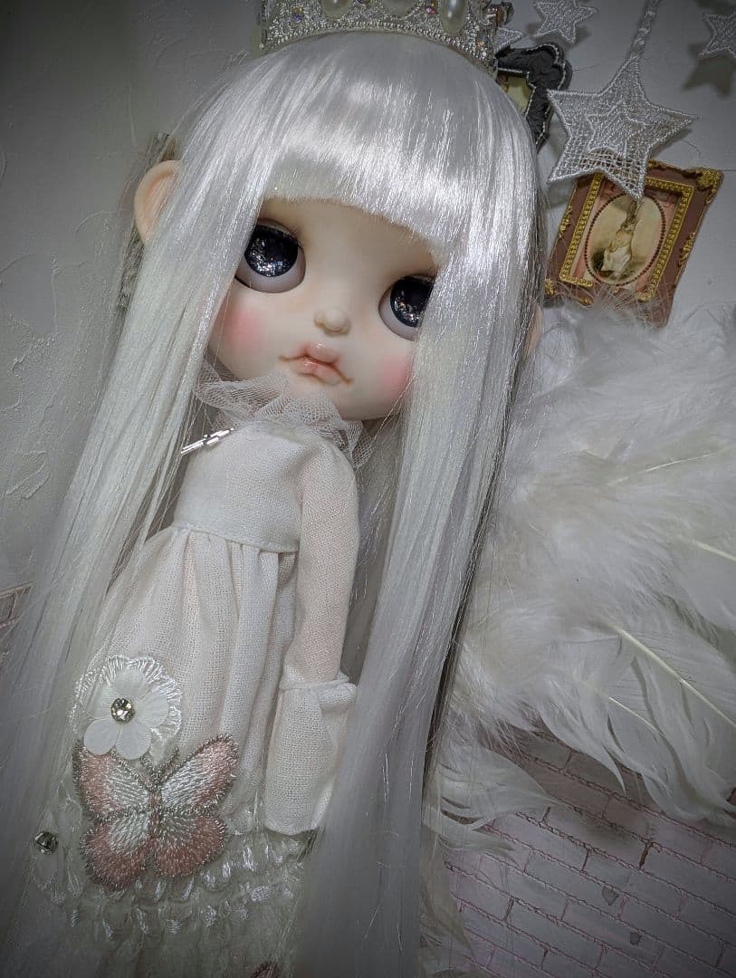 お迎え決まりました❁︎カスタムアイシードール❁︎アウトフィットセット❁︎エクステ