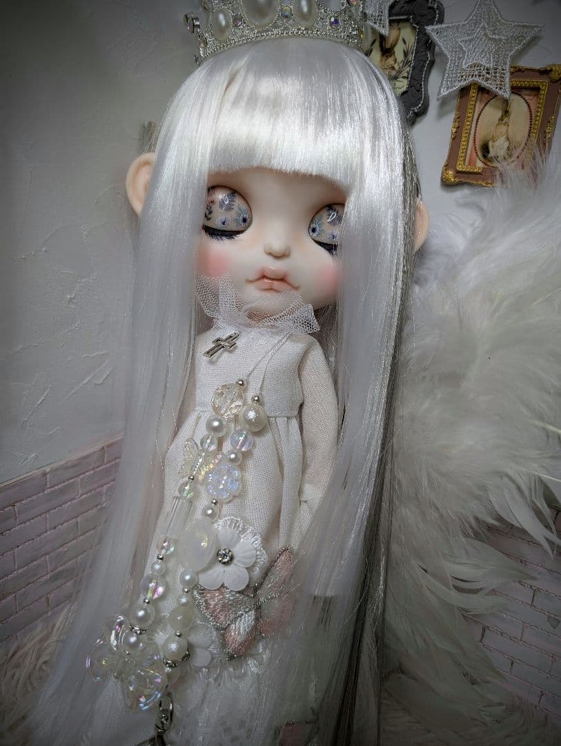 お迎え決まりました❁︎カスタムアイシードール❁︎アウトフィットセット❁︎エクステ