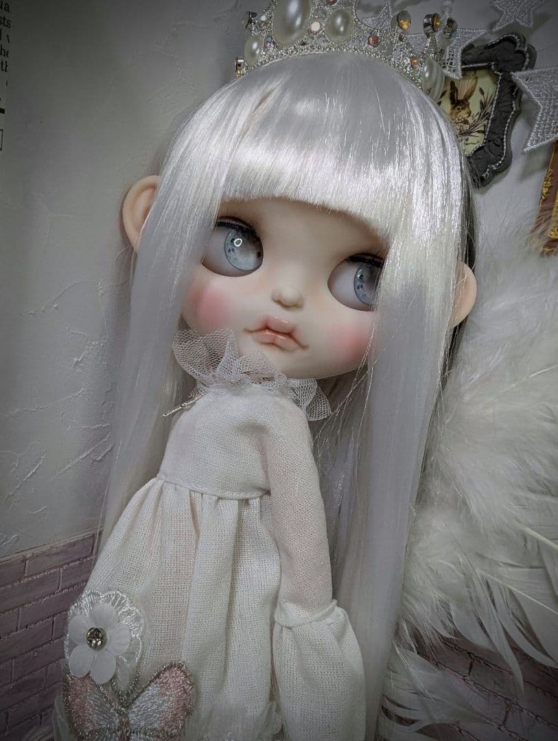 お迎え決まりました❁︎カスタムアイシードール❁︎アウトフィットセット❁︎エクステ