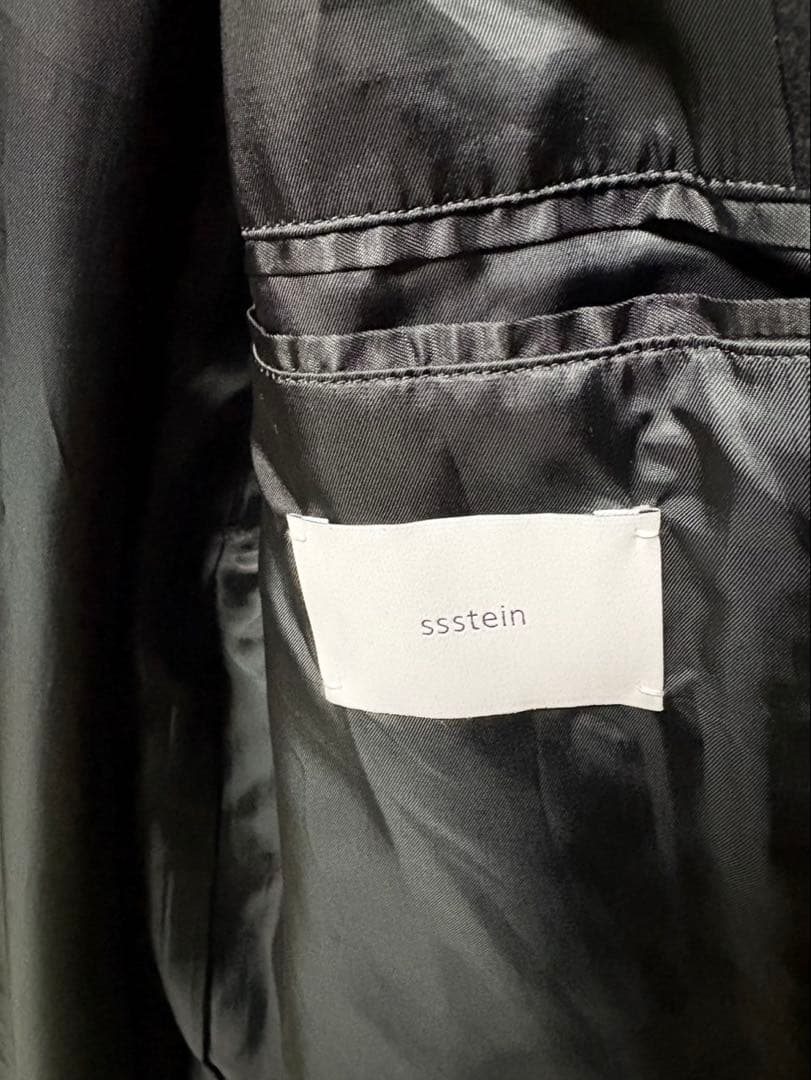ジャケット・アウター ssstein OVERSIZED DOUBLE BREASTED COAT