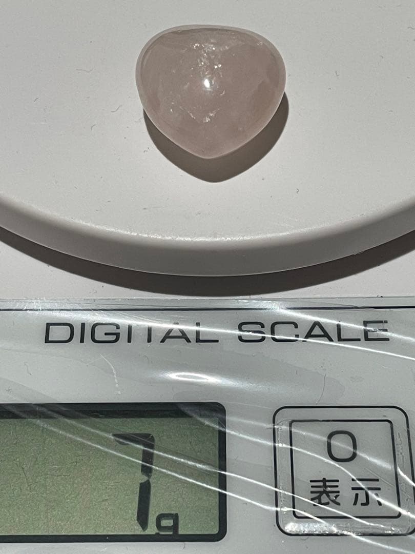 天然ローズクォーツ100個セット(ハート型約700g)