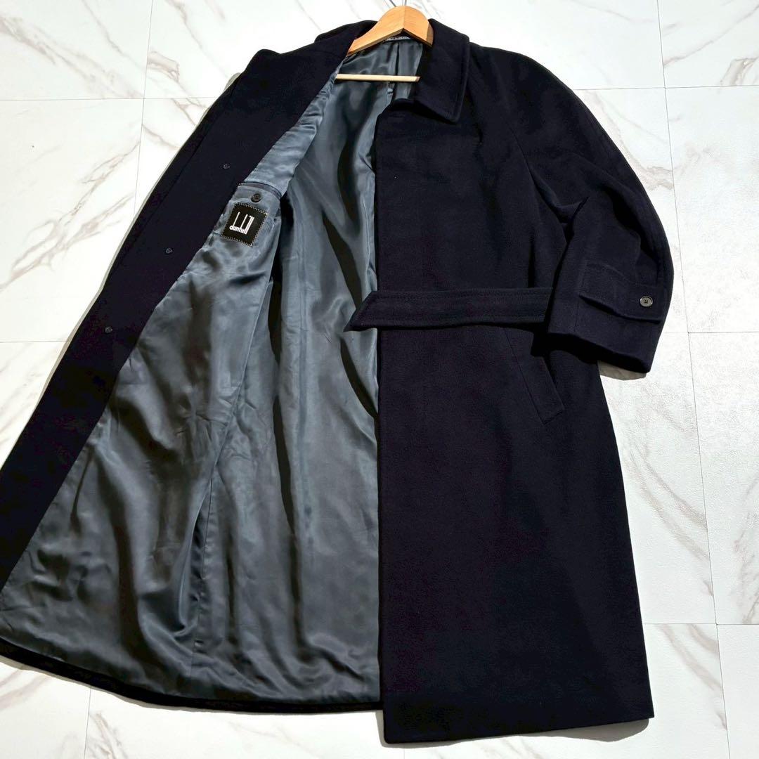 【極美品/カシミヤ100%/L】Dnhill ダンヒル トレンチコート マキシ丈