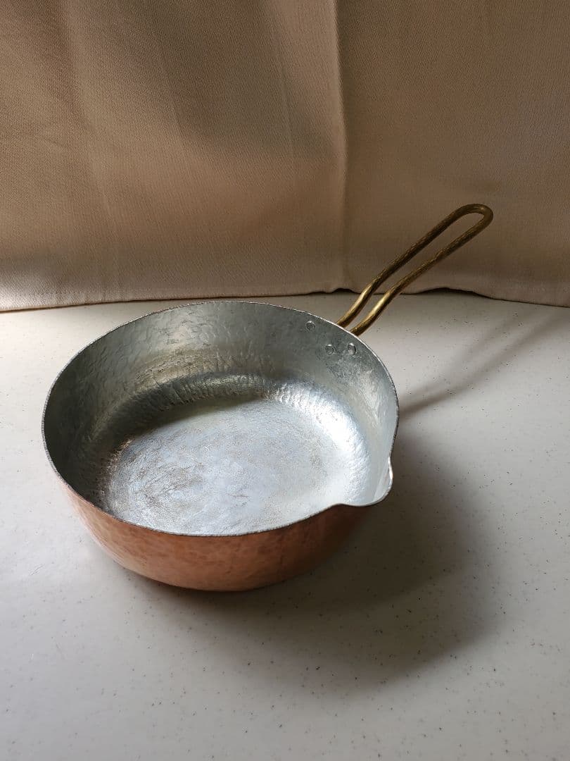 水野正美　片手鍋　銅製
