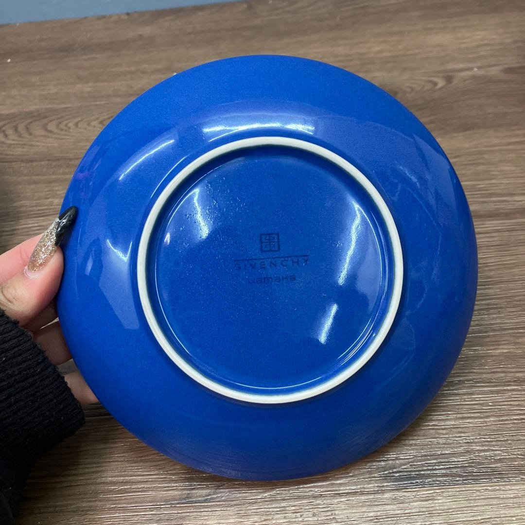 E-1 GIVENCHY ジバンシィ プレート フォーク 5客セット ブルー