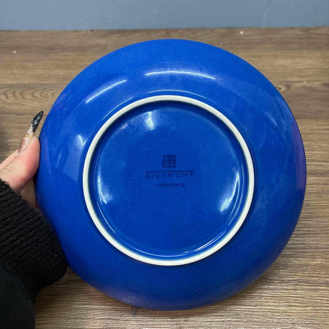 E-1 GIVENCHY ジバンシィ プレート フォーク 5客セット ブルー