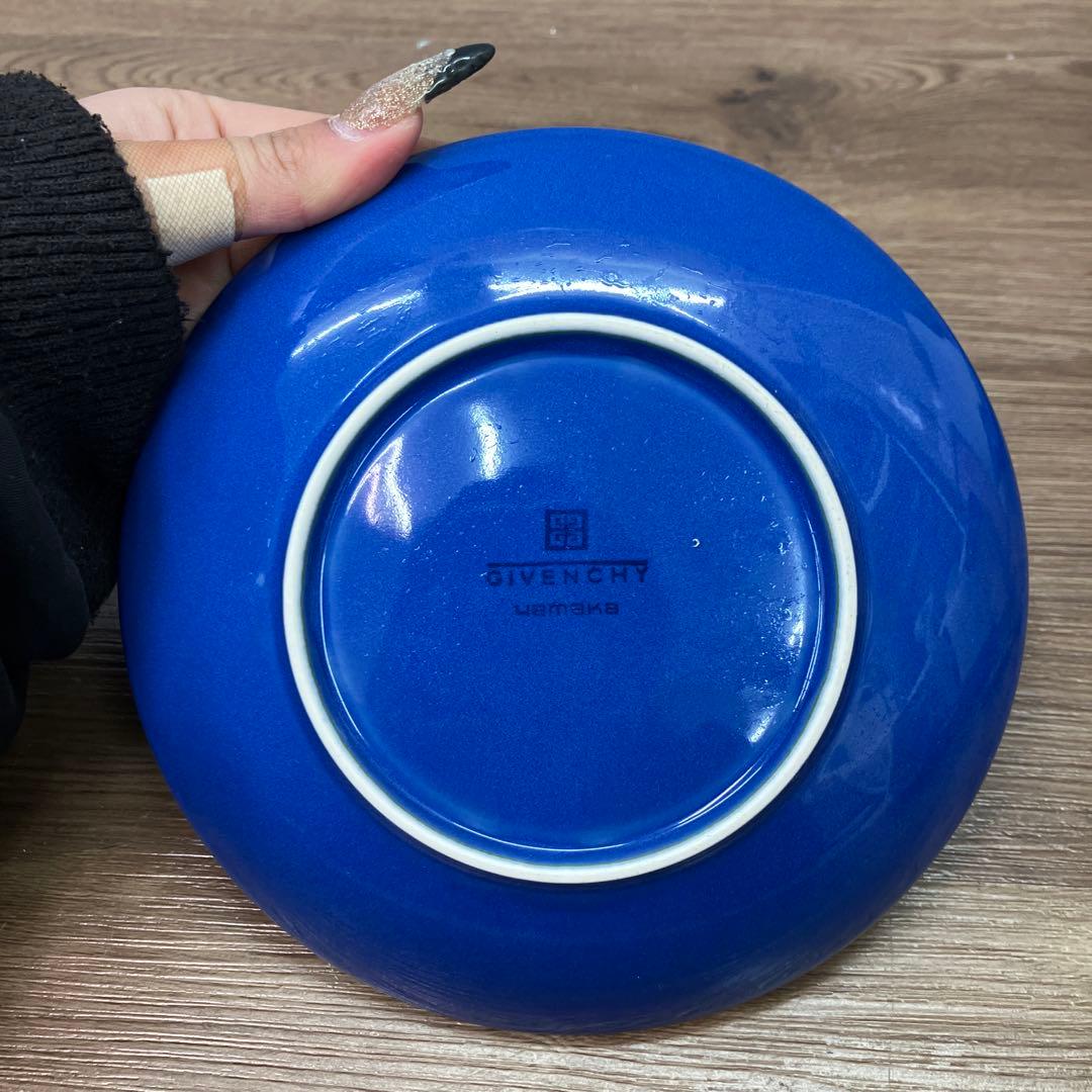 E-1 GIVENCHY ジバンシィ プレート フォーク 5客セット ブルー