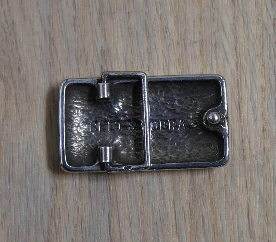 ケルト&コブラ 希少 初期 シルバー925 ベルトバックル