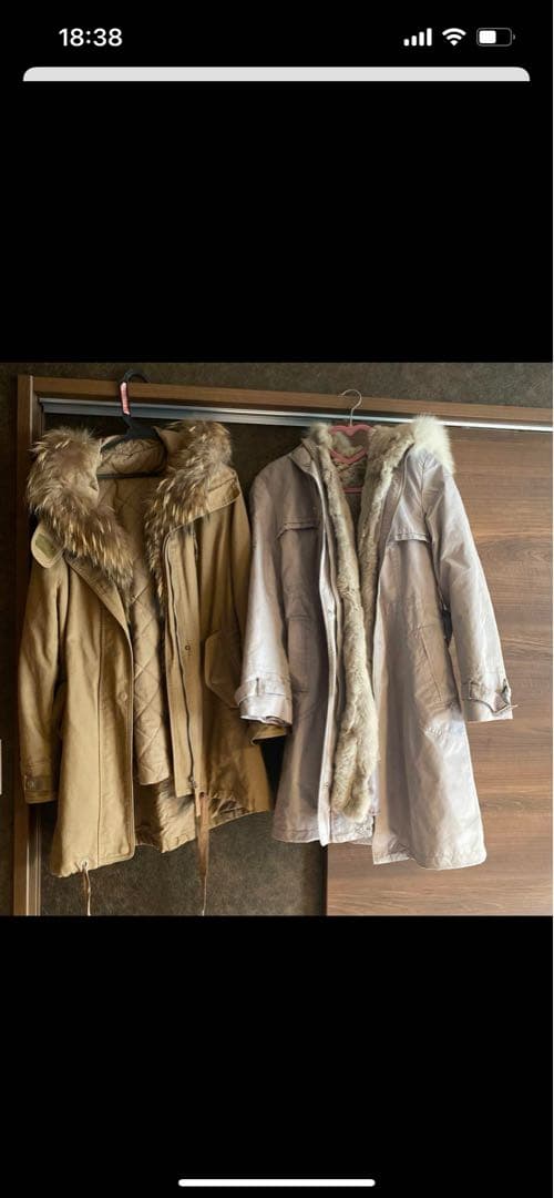 23区トレンチコートと　コート2点