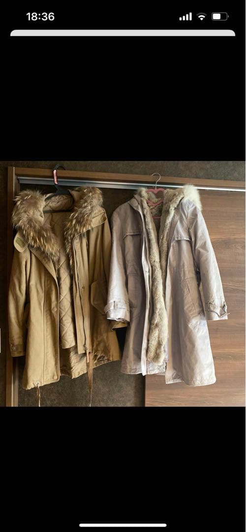 23区トレンチコートと　コート2点