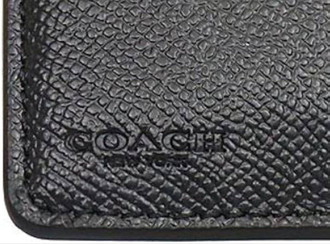 COACH コーチ ブラック 二つ折り財布 黒 レディース プレゼント 人気 箱