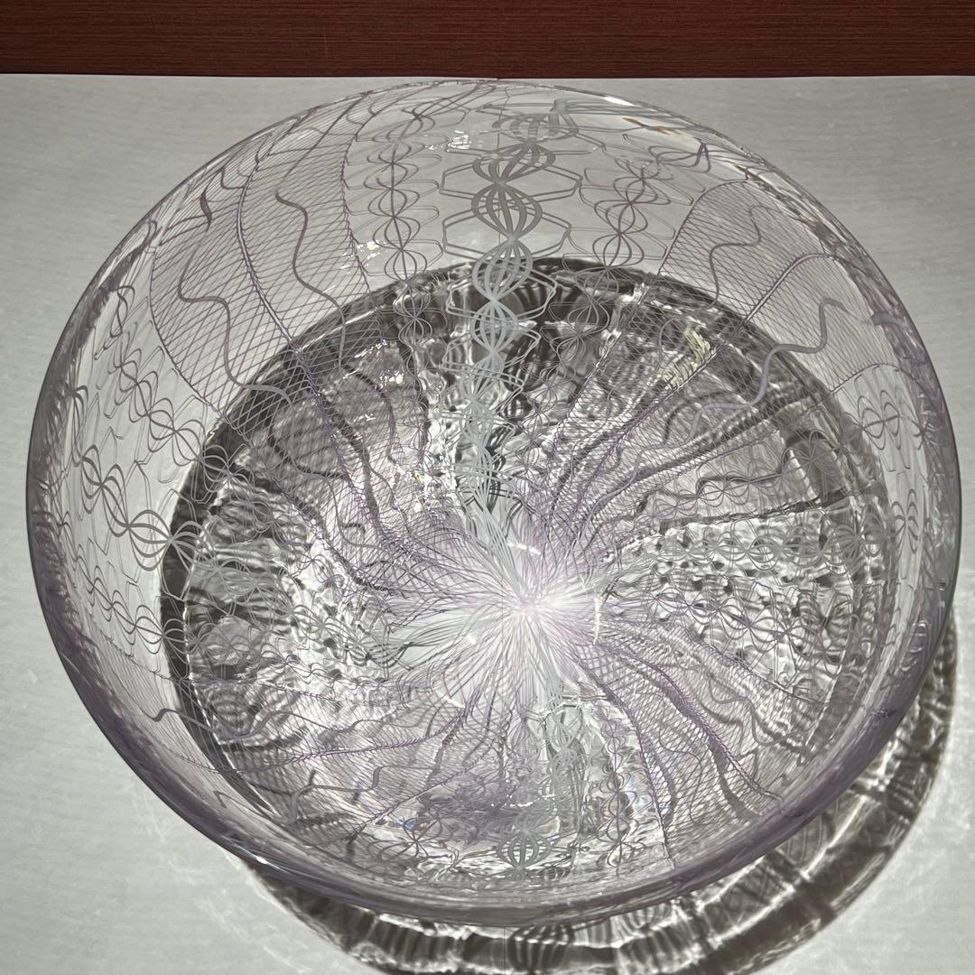 潮工房　小西潮氏　Glass bowl 32cm