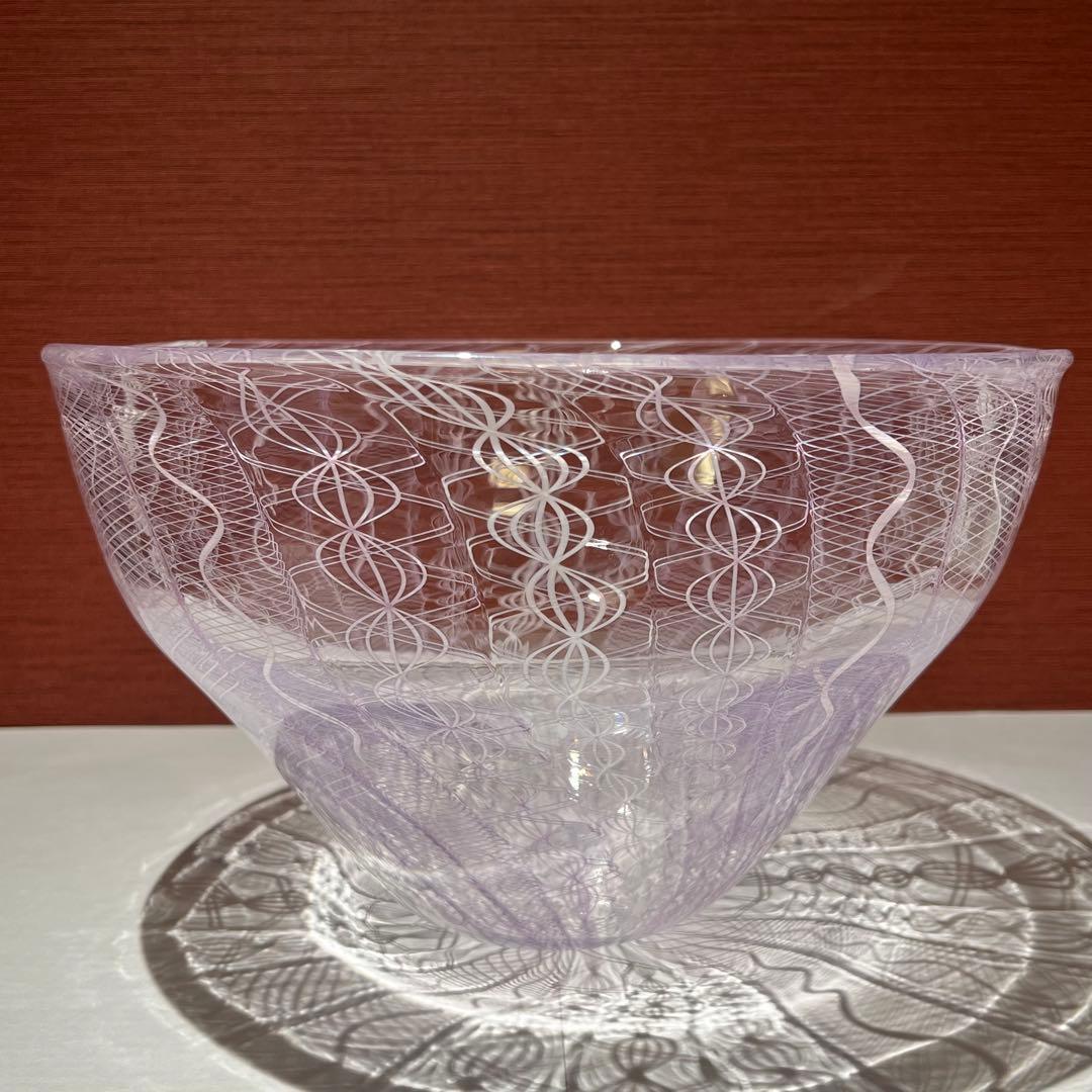 潮工房　小西潮氏　Glass bowl 32cm