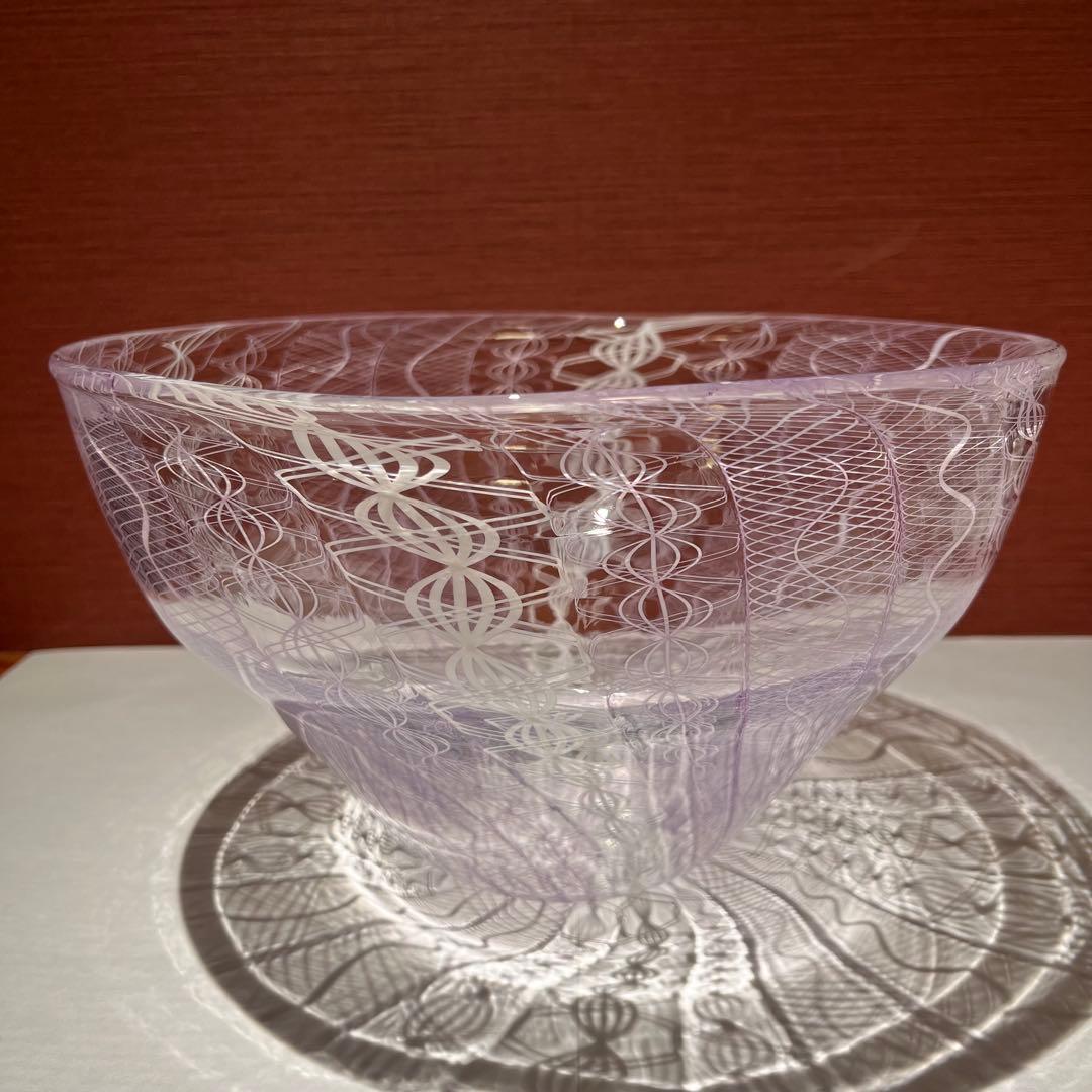 潮工房　小西潮氏　Glass bowl 32cm