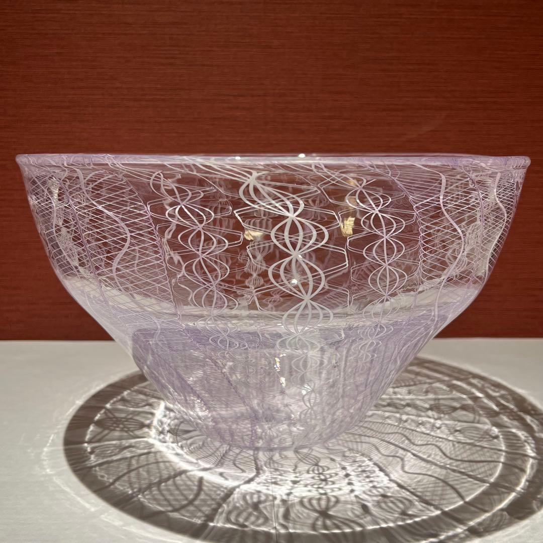 潮工房　小西潮氏　Glass bowl 32cm