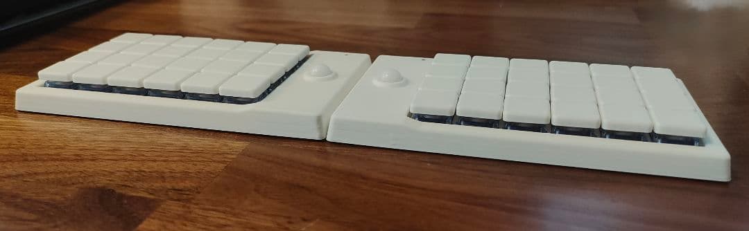 MonoOwl 4x6 ZMK 無線分割ロープロダブルトラボキーボード