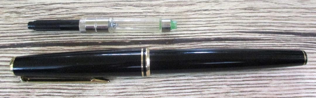 モンブラン 万年筆 ペン先14K MONTBLANC インク付き