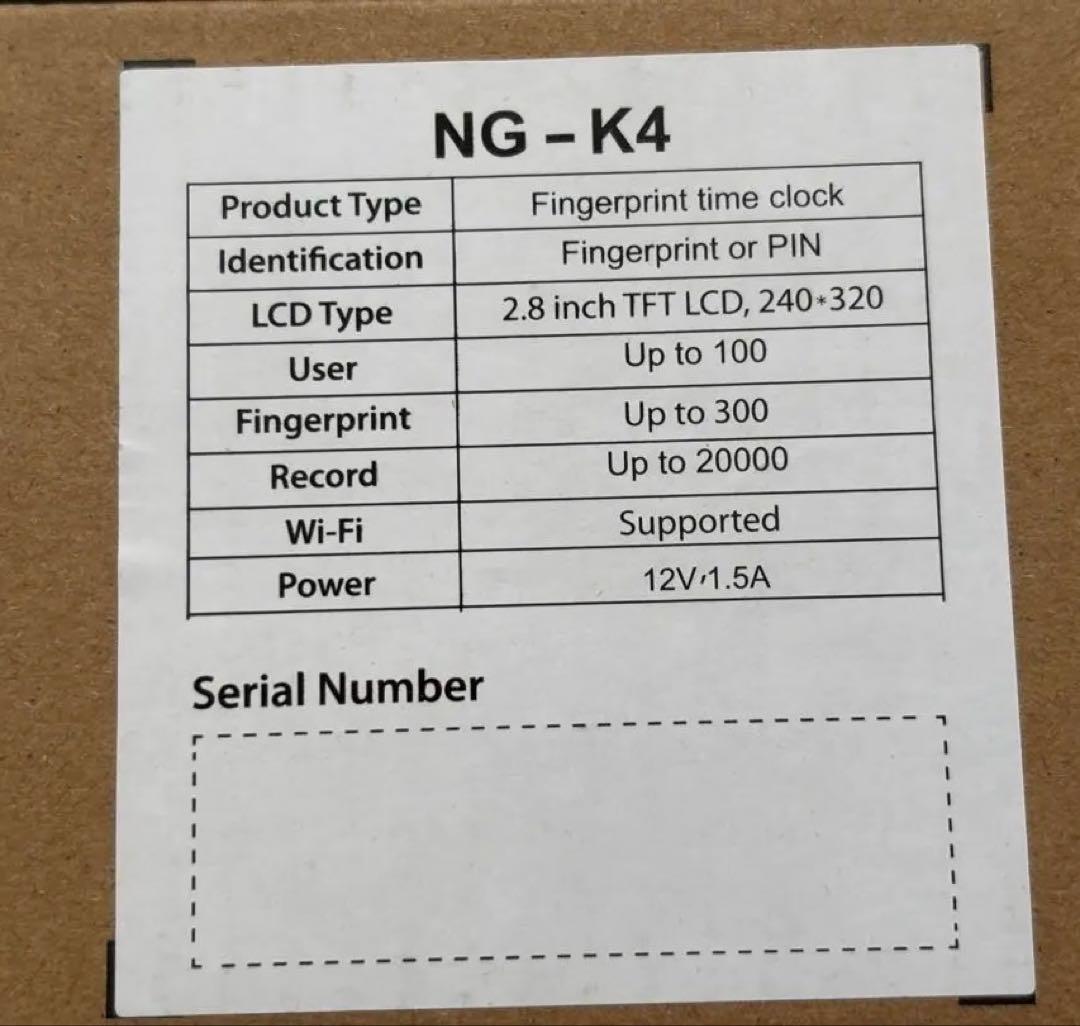 NGeco NG-K4 操作パネル付き